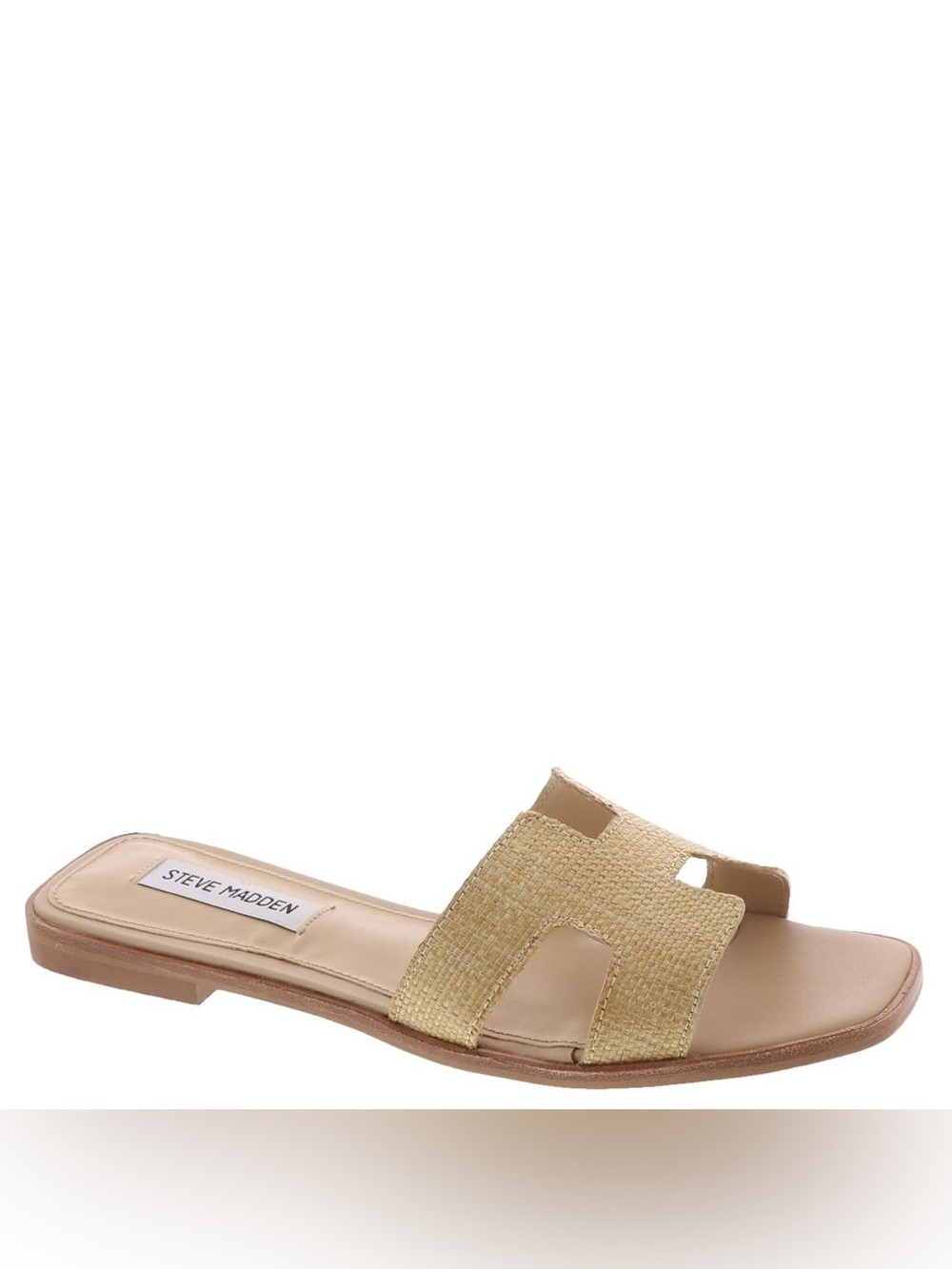 Steve Madden Hayden Woven Neutral Slide